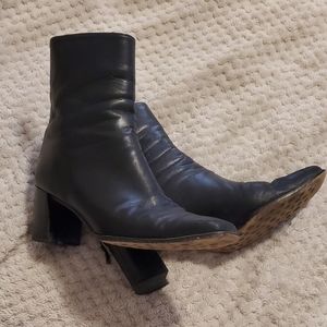 Stuart Weitzman black ankle boots